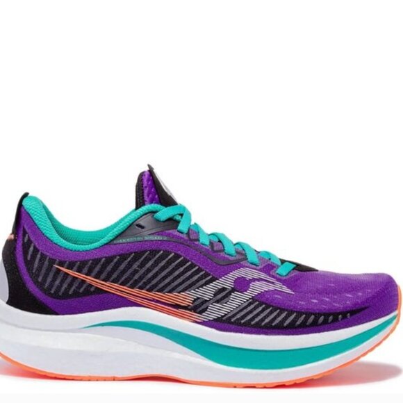 SAUCONY WOMEN'S ENDORPHIN SPEED 2 RUNNING SHOE, CONCORD/JADE, 5 - NIB - NWT - Picture 2 of 14